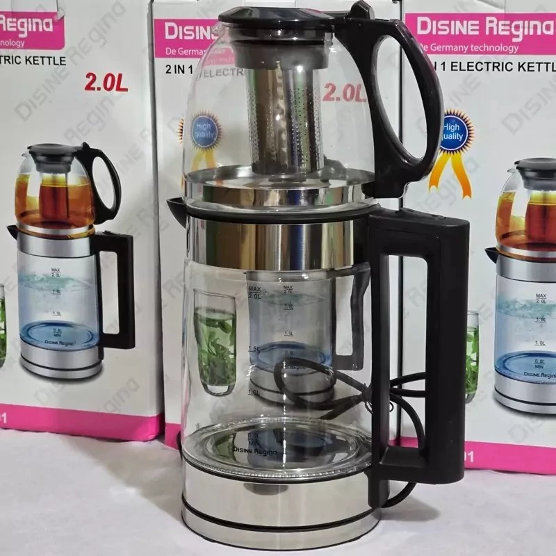 چای ساز دسینی  روهمی (طراحی زیبا LED) (2L) (کیفیت عالی) DR-6001