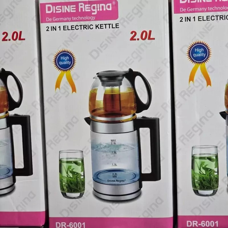 چای ساز دسینی روهمی (طراحی زیبا LED) (2L) (کیفیت عالی) DR-6001