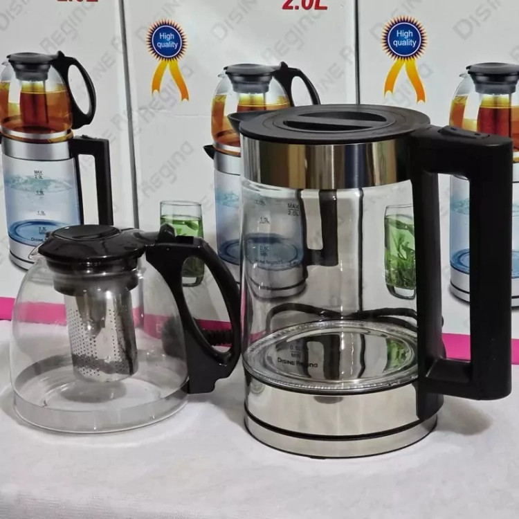 چای ساز دسینی روهمی (طراحی زیبا LED) (2L) (کیفیت عالی) DR-6001