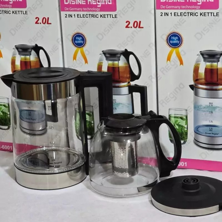 چای ساز دسینی روهمی (طراحی زیبا LED) (2L) (کیفیت عالی) DR-6001