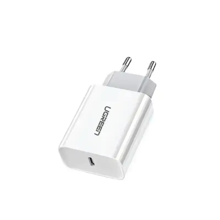 شارژر دیواری یوگرین مدل CD137 با توان 20 وات (به همراه کابل)